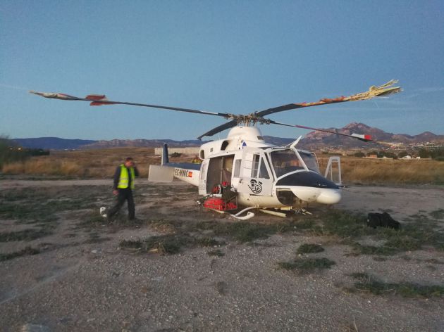 Alicante: Un herido grave al chocar un ultraligero contra un helicóptero en Mutxamel Alicante: Un herido grave al chocar un ultraligero contra un helicóptero en Mutxamel