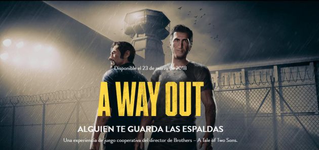 A Way Out, juego de fuga carcelaria cooperativa A Way Out, juego de fuga carcelaria cooperativa
