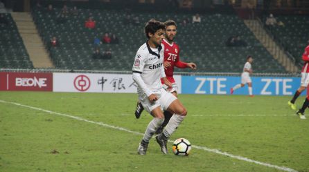 Galán, en un partido con el Dreams Sports de Hong Kong Galán, en un partido con el Dreams Sports de Hong Kong
