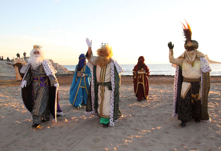 Los Reyes Magos llegan a Moraira. Los Reyes Magos llegan a Moraira.