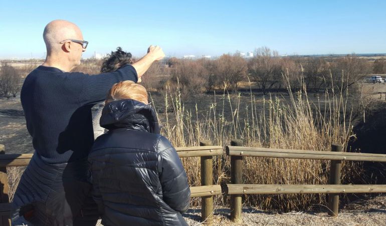 El secretario autonómico Julià Àlvaro ha visitado la zona afectada El secretario autonómico Julià Àlvaro ha visitado la zona afectada
