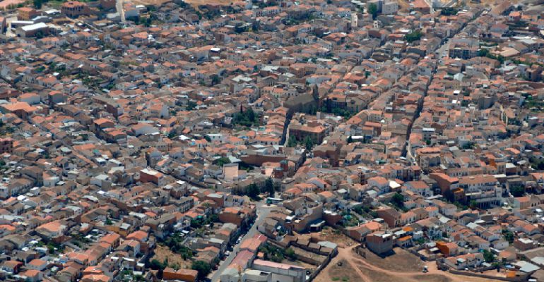 Vista aérea de Navas de San Juan. Vista aérea de Navas de San Juan.