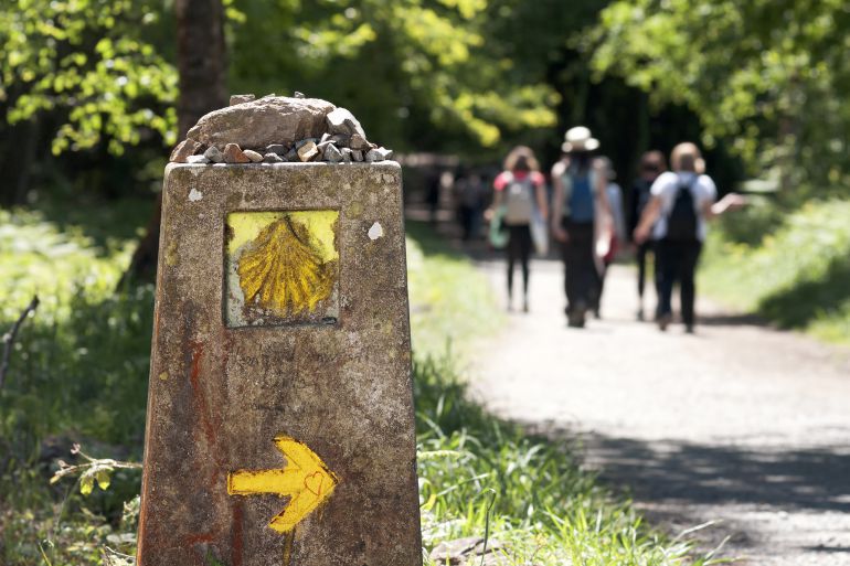 Baja el número de peregrinos por el Camino de Santiago a su paso por Palencia Baja el número de peregrinos por el Camino de Santiago a su paso por Palencia