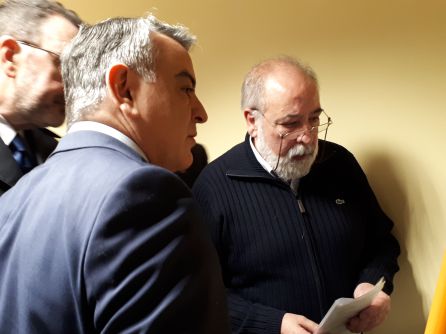 El Delegado del Gobierno en el País Vasco, Javier de Andrés, junto al edil socialista Arcadio Benítez El Delegado del Gobierno en el País Vasco, Javier de Andrés, junto al edil socialista Arcadio Benítez