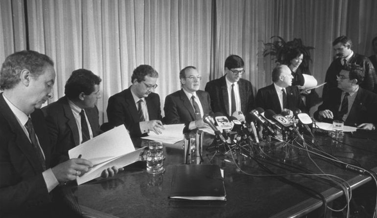 Ajuria Enea, 30 años del pacto político frente a ETA Ajuria Enea, 30 años del pacto político frente a ETA