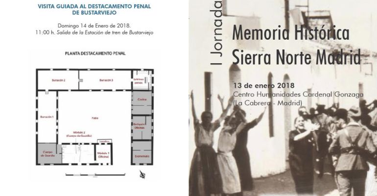 Cartel de la I Jornada Memoria Histórica Sierra Norte Cartel de la I Jornada Memoria Histórica Sierra Norte