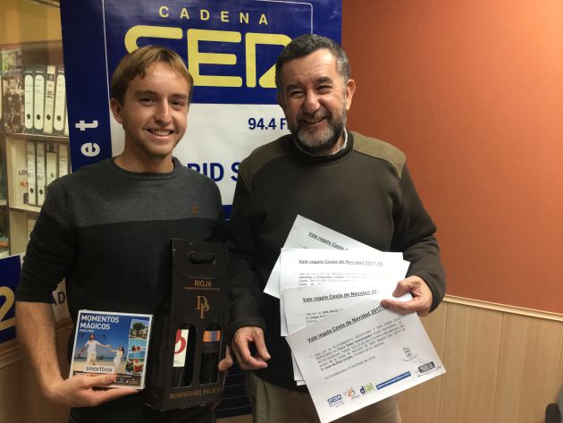 El ganador de la cesta de Navidad 2017 El ganador de la cesta de Navidad 2017