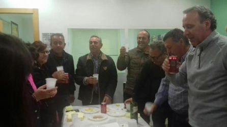 Antonio Sánchez (primero por la derecha) en una jornada de convivencia el pasado 30 d e diciembre Antonio Sánchez (primero por la derecha) en una jornada de convivencia el pasado 30 d e diciembre