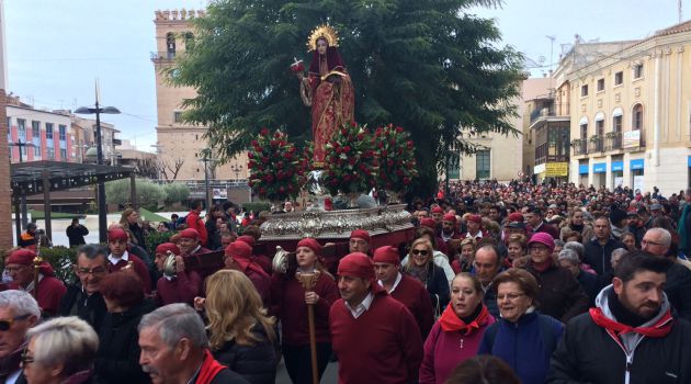La Santa vuelve a su santuario La Santa vuelve a su santuario