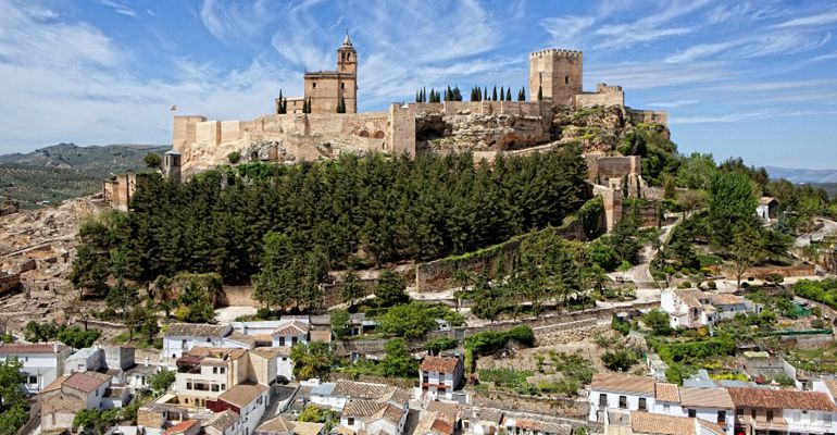 Panorámica de Alcalá la Real. Panorámica de Alcalá la Real.
