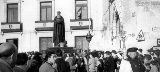 Talla de San Antón de Fausto Culebras. Talla de San Antón de Fausto Culebras.