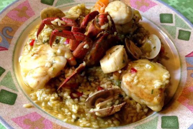 Un plato del Restaurante Xoíña, en Foz Un plato del Restaurante Xoíña, en Foz