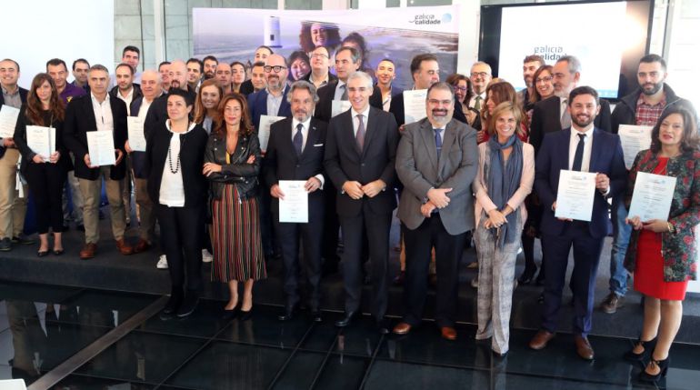 Entrega de los diplomas acreditativos de Galicia Calidae Entrega de los diplomas acreditativos de Galicia Calidae
