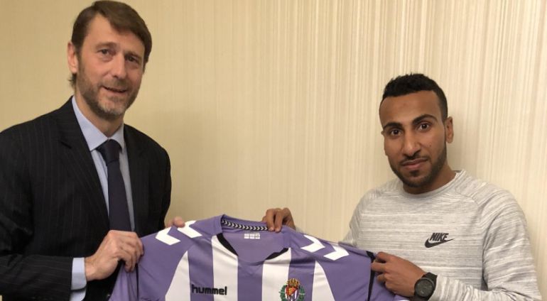 El árabe Nouh-Al Mousa, nuevo refuerzo blanquivioleta El árabe Nouh-Al Mousa, nuevo refuerzo blanquivioleta