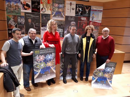 Representantes institucionales y organizadores en la presentación de esta mañana Representantes institucionales y organizadores en la presentación de esta mañana