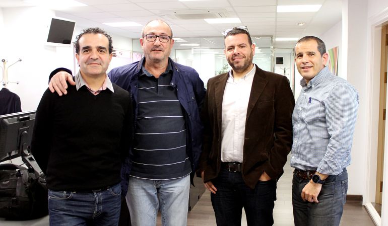 Miquel Gónzalez, Pepe Soto, Héctor Fernández y Carlos Arcaya Miquel Gónzalez, Pepe Soto, Héctor Fernández y Carlos Arcaya