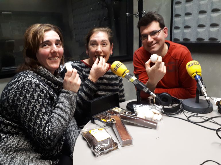 Leire Egaña, Mireia Alonso y Aitor Ruiz Leire Egaña, Mireia Alonso y Aitor Ruiz