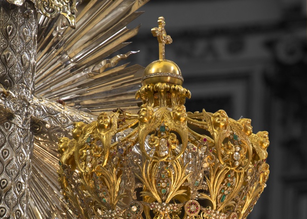 La corona de la Virgen de las Angustias es una de las más imponentes de cuantas se conservan en Granada y Andalucía La corona de la Virgen de las Angustias es una de las más imponentes de cuantas se conservan en Granada y Andalucía
