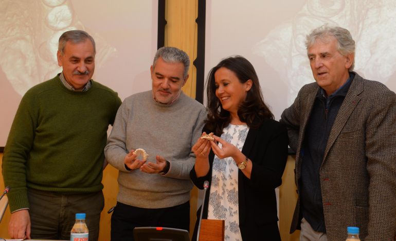 José María Bermúdez de Casro, José Miguel Carretero, María Martinón-Torres y Juan Luis Arsuaga José María Bermúdez de Casro, José Miguel Carretero, María Martinón-Torres y Juan Luis Arsuaga