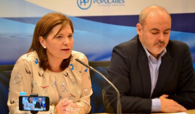 La presidenta del PPCV, Isabel Bonig, y el portavoz del grupo popular en el Ay. de Valencia, Eusebio Monzó La presidenta del PPCV, Isabel Bonig, y el portavoz del grupo popular en el Ay. de Valencia, Eusebio Monzó