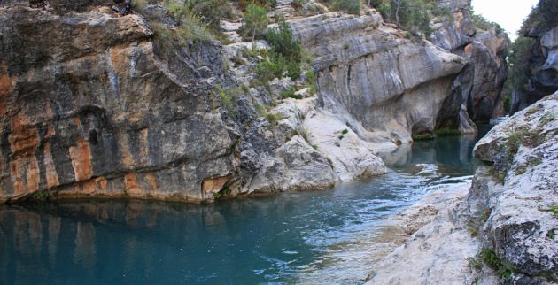 El paraje es frecuentado en verano para hacer barranquismo. El paraje es frecuentado en verano para hacer barranquismo.