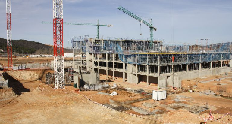 Estado de las obras del futuro hospital de Cuenca a enero de 2018. Estado de las obras del futuro hospital de Cuenca a enero de 2018.