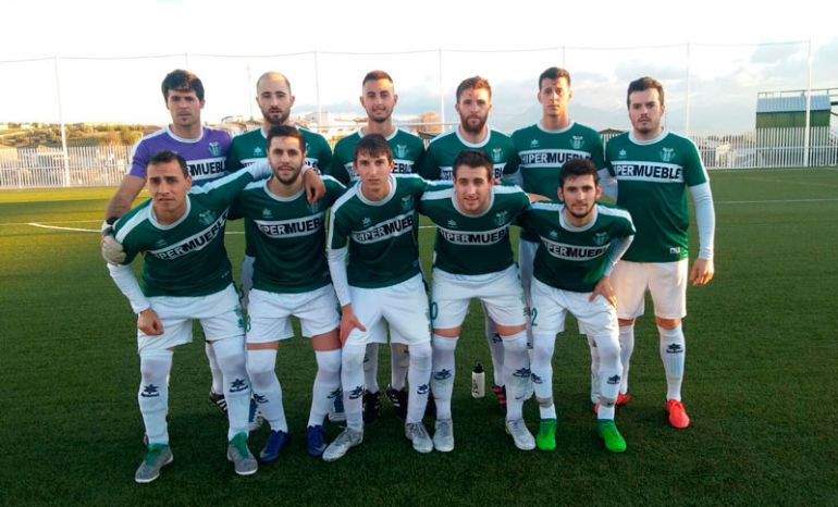 Once inicial del Úbeda Viva ante el Begíjar Once inicial del Úbeda Viva ante el Begíjar