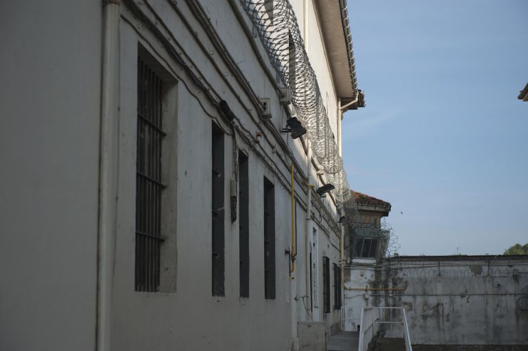 Imagen de archivo del exterior de la cárcel de Martutene. Imagen de archivo del exterior de la cárcel de Martutene.