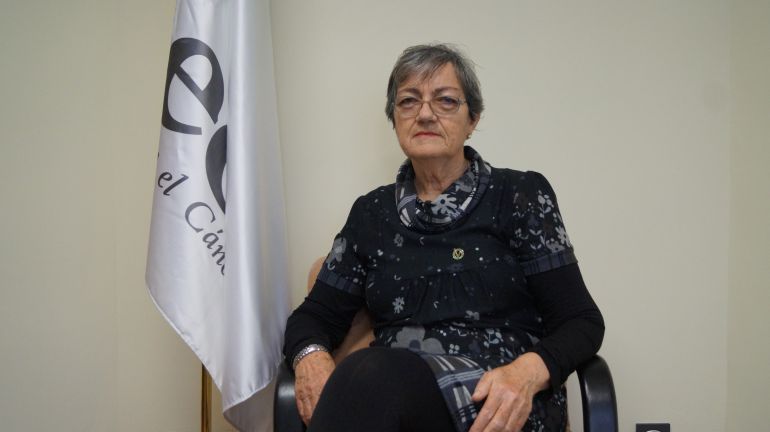 Elena Olasagasti, nueva presidenta de la delegación comarcal de la AECC.
