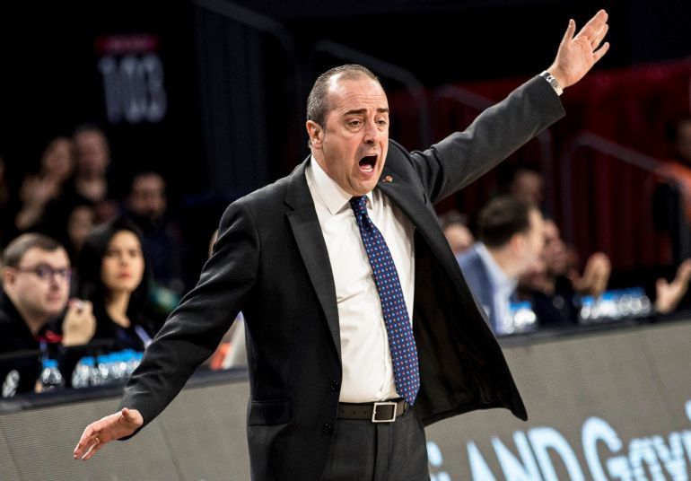 El entrenador español del Valencia Basket, Txus Vidaorreta El entrenador español del Valencia Basket, Txus Vidaorreta