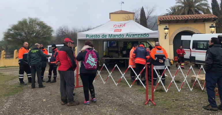 Centro del puesto de Mando Avanzado del 112 en Vilches. Centro del puesto de Mando Avanzado del 112 en Vilches.