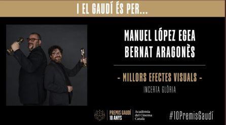 Premio Gaudí a los mejores efectos visuales Premio Gaudí a los mejores efectos visuales