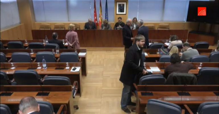 Comisión de Vivienda y Transportes en la Asamblea de Madrid Comisión de Vivienda y Transportes en la Asamblea de Madrid