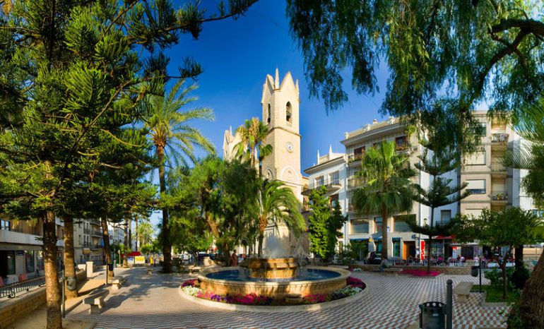 Plaza Jaume I, Benissa. Plaza Jaume I, Benissa.