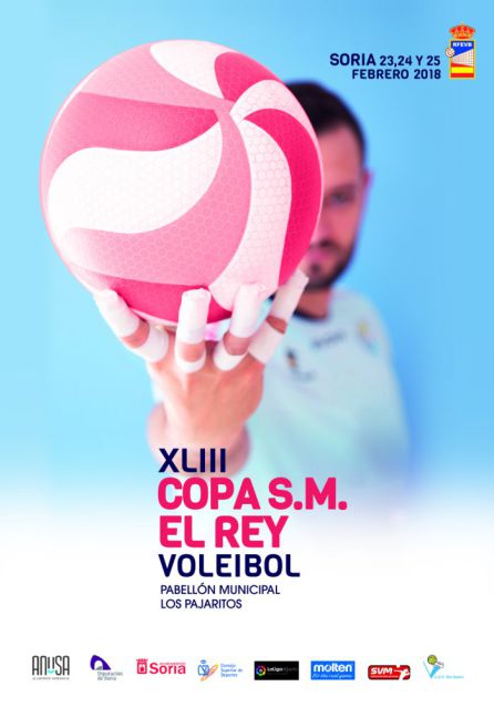Cartel de la Copa del Rey de Voleibol en Soria. Cartel de la Copa del Rey de Voleibol en Soria.