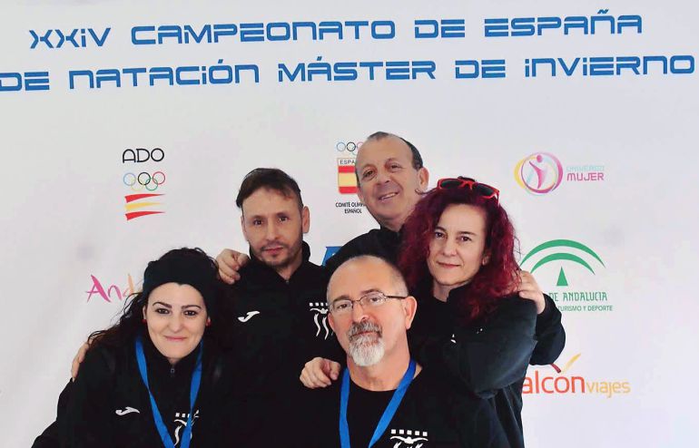 Los cinco representantes del Elda Máster en Málaga Los cinco representantes del Elda Máster en Málaga
