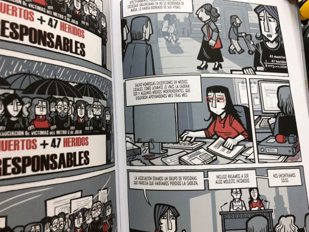 Fragmento del cómic "El Día 3" en el que aparece Radio Valencia Cadena SER Fragmento del cómic "El Día 3" en el que aparece Radio Valencia Cadena SER