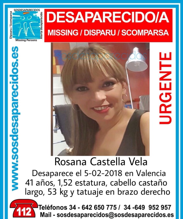 Imagen de la desaparecida Imagen de la desaparecida