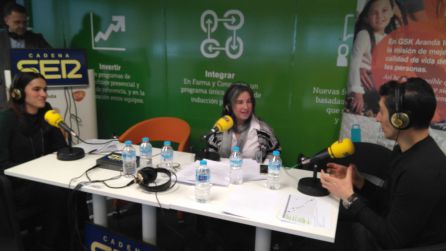 Cristina Fernandez, Elena Lastra y José Luis Parriego Cristina Fernandez, Elena Lastra y José Luis Parriego