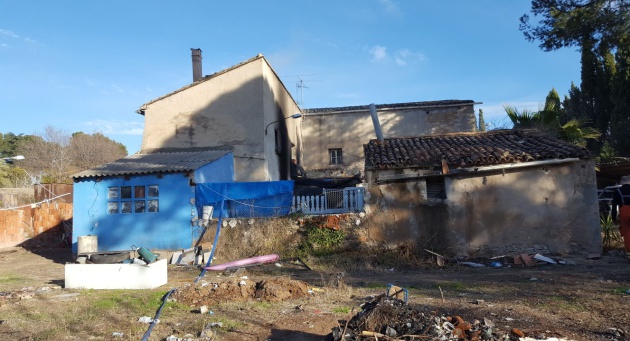 Estado de la vivienda después del incendio Estado de la vivienda después del incendio