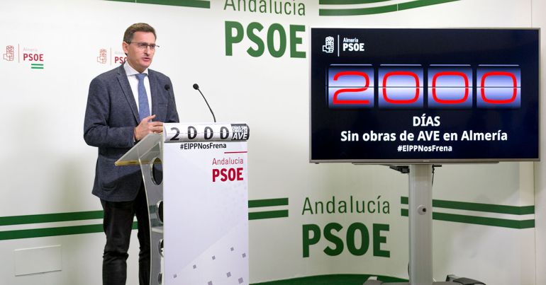 El PSOE promete recuperar su plan de doble vía para el AVE. El PSOE promete recuperar su plan de doble vía para el AVE.