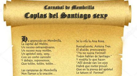 El "sexy" apóstol ya tiene coplilla El "sexy" apóstol ya tiene coplilla
