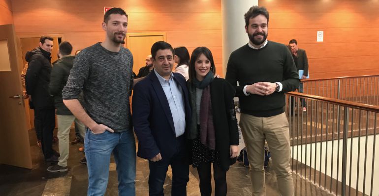 Omar Anguita, Francisco Reyes, Mariola López y Juan Francisco Serrano. Omar Anguita, Francisco Reyes, Mariola López y Juan Francisco Serrano.
