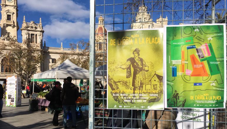 "De l'Horta a la Plaça" llega a la Plaza del Ayuntamiento "De l'Horta a la Plaça" llega a la Plaza del Ayuntamiento