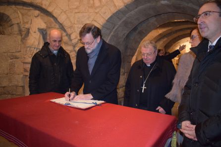 Rajoy visita la Catedral de Palencia Rajoy visita la Catedral de Palencia