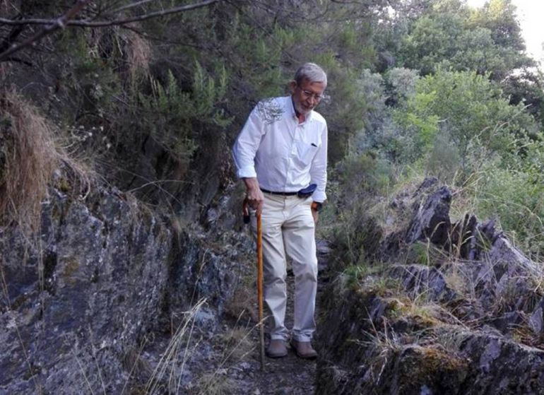 El bercianista, en una de sus rutas El bercianista, en una de sus rutas