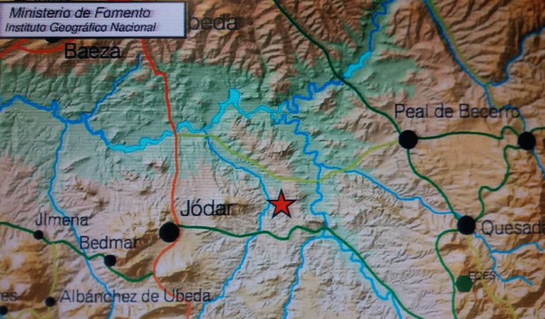 Mapa con la ubicación del terremoto Mapa con la ubicación del terremoto