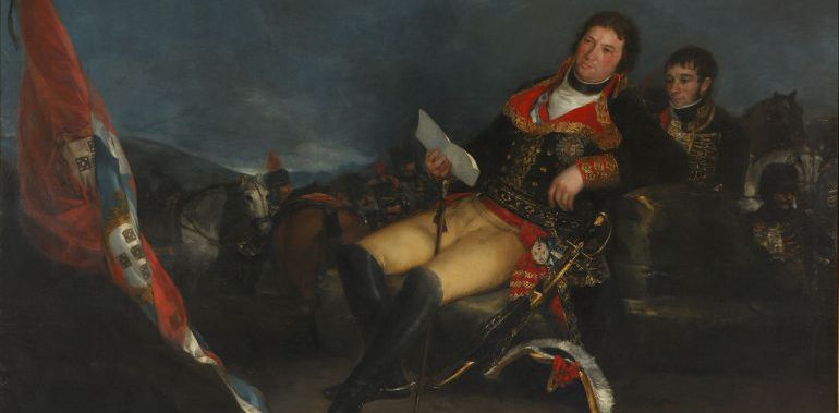 Manuel Godoy retratado como vencedor de la guerra de las Naranjas, por Goya Manuel Godoy retratado como vencedor de la guerra de las Naranjas, por Goya