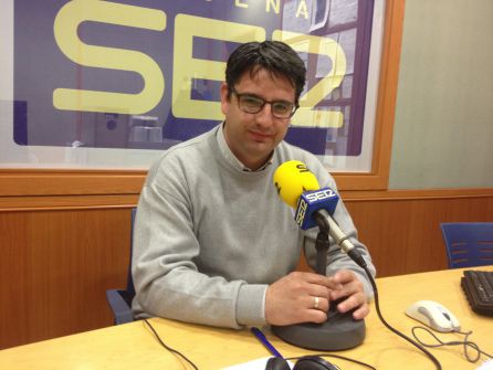 Pedro García en los estudios de Radio Córdoba, en una imagen de archivo Pedro García en los estudios de Radio Córdoba, en una imagen de archivo