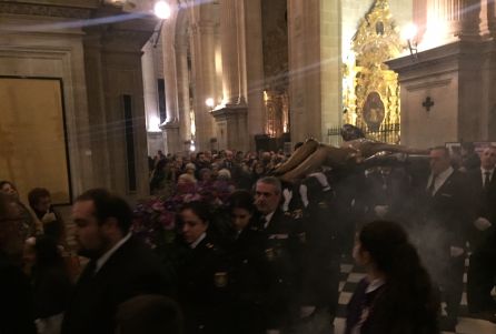 Momentos previos a la salida de la Catedral Momentos previos a la salida de la Catedral